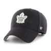 '47 BRAND Toronto Maple Leafs 47 Brand NHL Basic MVP Black / White Adjustable Hat -Hockey Sales Shop 47 brand hats toronto maple leafs 47 brand nhl basic mvp black white adjustable hat black white osfa 30365429694530