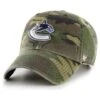 '47 BRAND Vancouver Canucks - 47 Brand NHL Camo Clean Up Adjustable Hat -Hockey Sales Shop 47 brand hats vancouver canucks 47 brand nhl camo clean up adjustable hat camo osfm 30392405491778