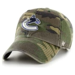 '47 BRAND Vancouver Canucks - 47 Brand NHL Camo Clean Up Adjustable Hat