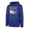 '47 BRAND New York Rangers 47 Brand Imprint Headline Pullover Mens Hoody