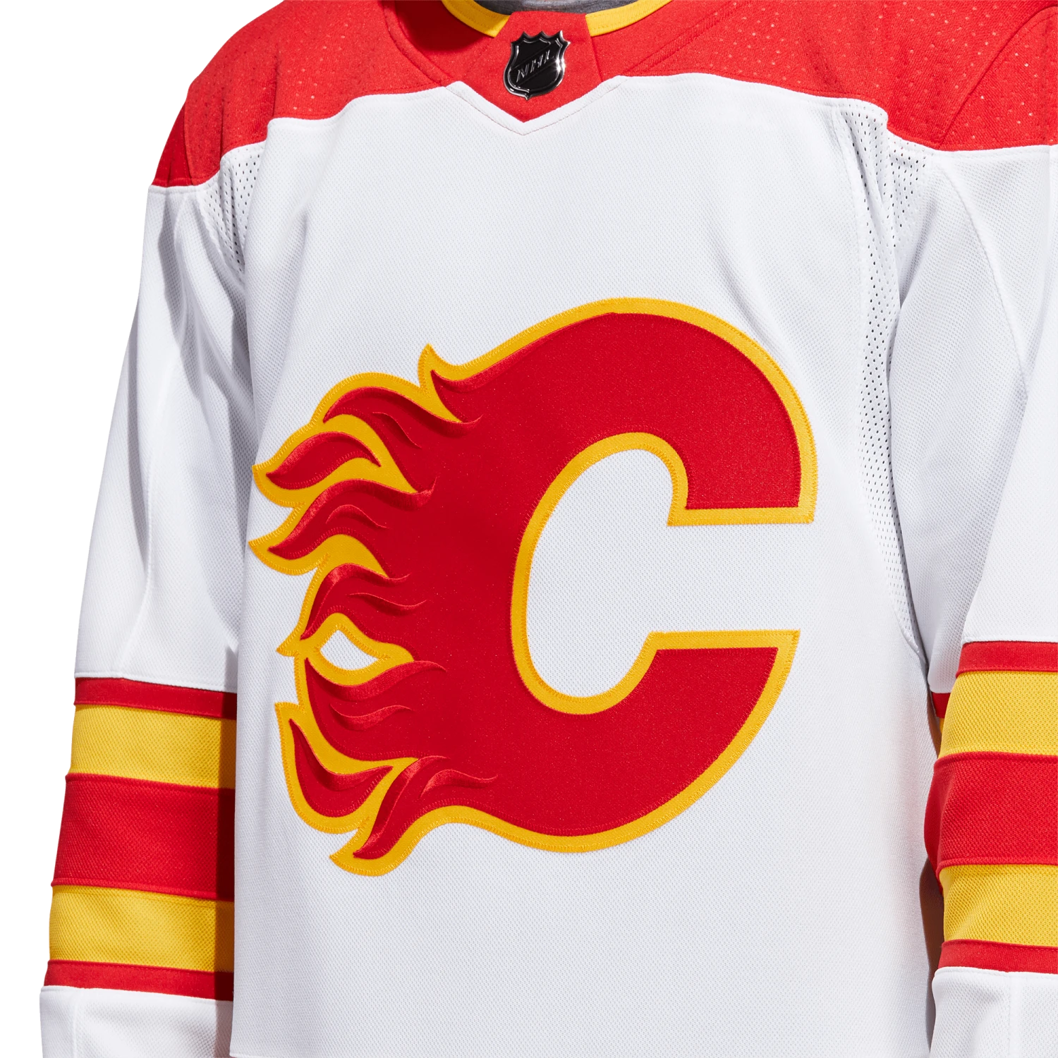 Calgary Flames Away Adidas PrimeGreen Senior Jersey 8 Calgary Flames Away Adidas PrimeGreen Senior Jersey - Image 6