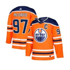 Edmonton Oilers Home Adidas Authentic Senior Jersey - Connor McDavid