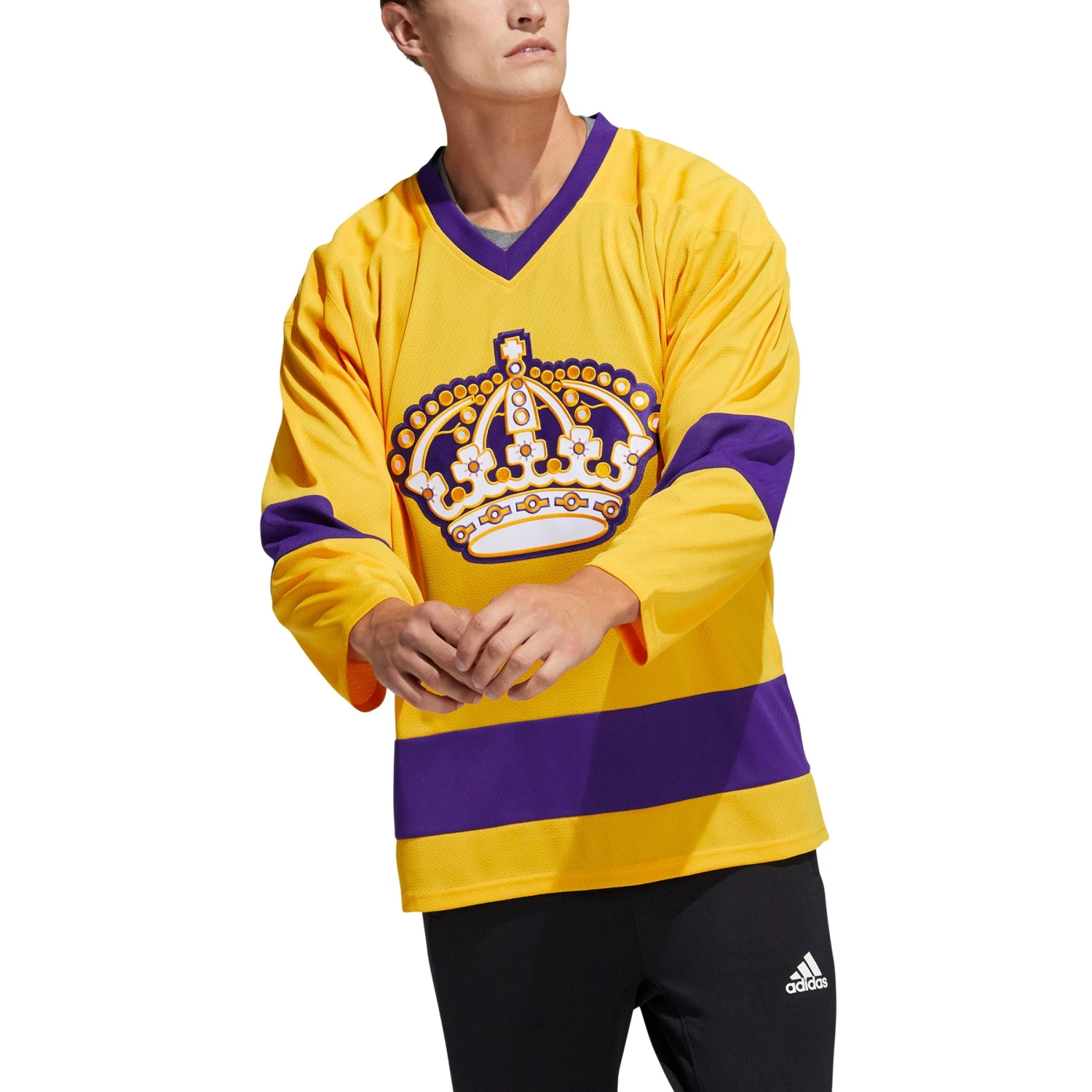 Los Angeles Kings Adidas Team Classic Senior Jersey 6 Los Angeles Kings Adidas Team Classic Senior Jersey - Image 4
