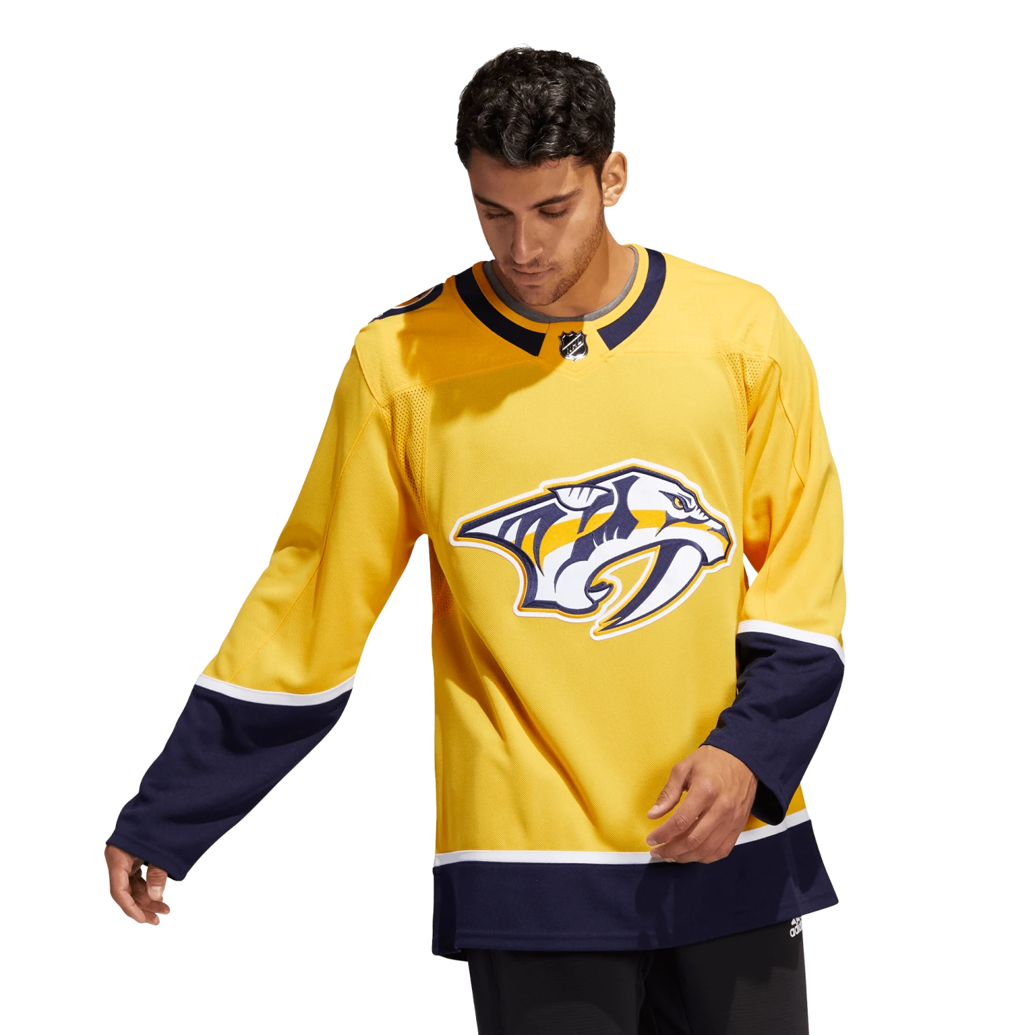 Nashville Predators Home Adidas PrimeGreen Senior Jersey 4 Nashville Predators Home Adidas PrimeGreen Senior Jersey - Image 2