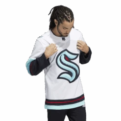 Seattle Kraken Away Adidas PrimeGreen Senior Jersey -Hockey Sales Shop adidas nhl jerseys seattle kraken away adidas primegreen senior jersey 28501451571266