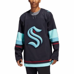 Seattle Kraken Home Adidas PrimeGreen Senior Jersey -Hockey Sales Shop adidas nhl jerseys seattle kraken home adidas primegreen senior jersey 28501435252802