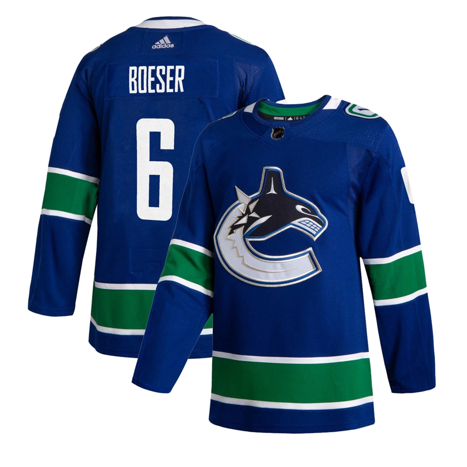 Vancouver Canucks Home Adidas Authentic Senior Jersey - Brock Boeser 3 Vancouver Canucks Home Adidas Authentic Senior Jersey - Brock Boeser