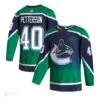 Vancouver Canucks Reverse Retro Adidas Authentic Senior Jersey - Elias Pettersson -Hockey Sales Shop adidas nhl jerseys vancouver canucks reverse retro adidas authentic senior jersey elias pettersson navy green 44 xs 28744336703554