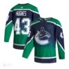 Vancouver Canucks Reverse Retro Adidas Authentic Senior Jersey - Quinn Hughes -Hockey Sales Shop adidas nhl jerseys vancouver canucks reverse retro adidas authentic senior jersey quinn hughes navy green 46 s 28744336736322