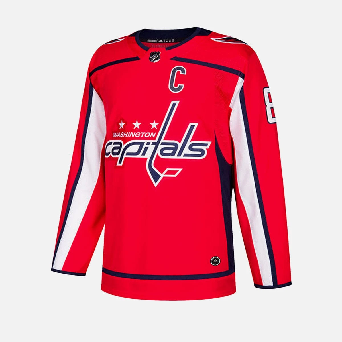Washington Capitals Home Adidas Authentic Senior Jersey - Alexander Ovechkin 5 Washington Capitals Home Adidas Authentic Senior Jersey - Alexander Ovechkin - Image 3