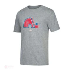 Quebec Nordiques Adidas Heritage Logo Mens Shirt