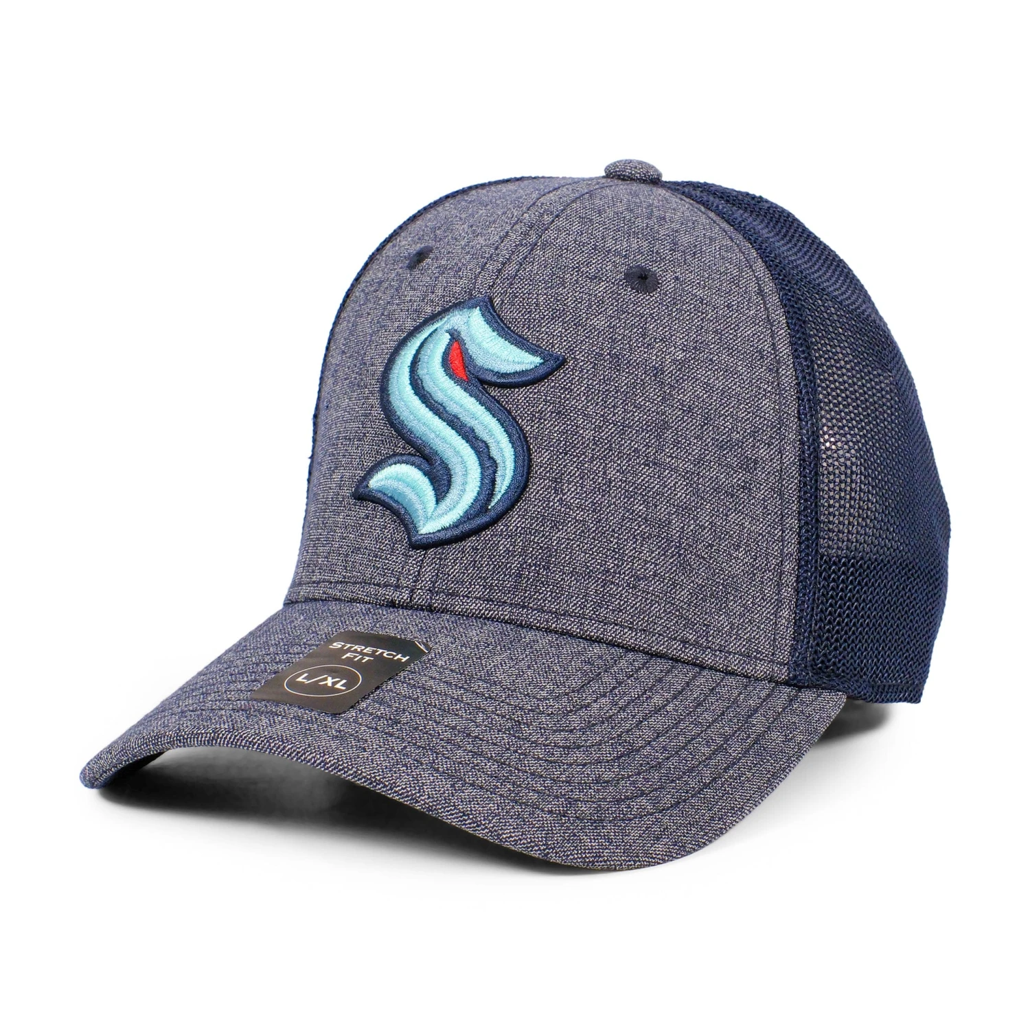 Seattle Kraken - American Needle NHL Heather Poly TC Hat 3 Seattle Kraken - American Needle NHL Heather Poly TC Hat