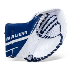 Bauer Supreme 3S Intermediate Goalie Catcher -Hockey Sales Shop bauer catchers bauer supreme 3s intermediate goalie catcher white blue regular 28743621541954