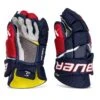 Bauer Supreme M3 Senior Hockey Gloves -Hockey Sales Shop bauer gloves bauer supreme m3 senior hockey gloves navy red white 14 30400463601730