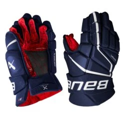 Bauer Vapor 3X Intermediate Hockey Gloves -Hockey Sales Shop bauer gloves bauer vapor 3x intermediate hockey gloves navy 12 29160828698690