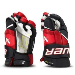 Bauer Vapor Shift Pro Senior Hockey Gloves -Hockey Sales Shop bauer gloves bauer vapor shift pro senior hockey gloves black red 14 30209317142594