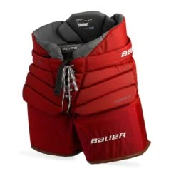 Bauer Elite Intermediate Goalie Pants S23 -Hockey Sales Shop bauer goalie pants bauer elite intermediate goalie pants s23 red l 30549984444482