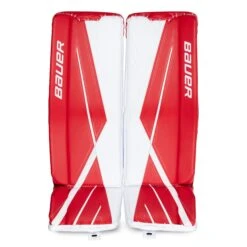 Bauer Supreme 3S Intermediate Goalie Leg Pads -Hockey Sales Shop bauer leg pads bauer supreme 3s intermediate goalie leg pads white red l 32 28744279621698