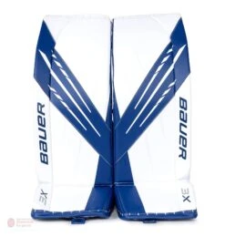 Bauer Vapor 3X Intermediate Goalie Leg Pads -Hockey Sales Shop bauer leg pads bauer vapor 3x intermediate goalie leg pads white blue l 32 28744284438594