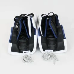 Bauer Supreme S29 Intermediate Goalie Leg Pads - Demo -Hockey Sales Shop bauer leg pads demo bauer supreme s29 intermediate goalie leg pads demo white blue l 32 15202048442434