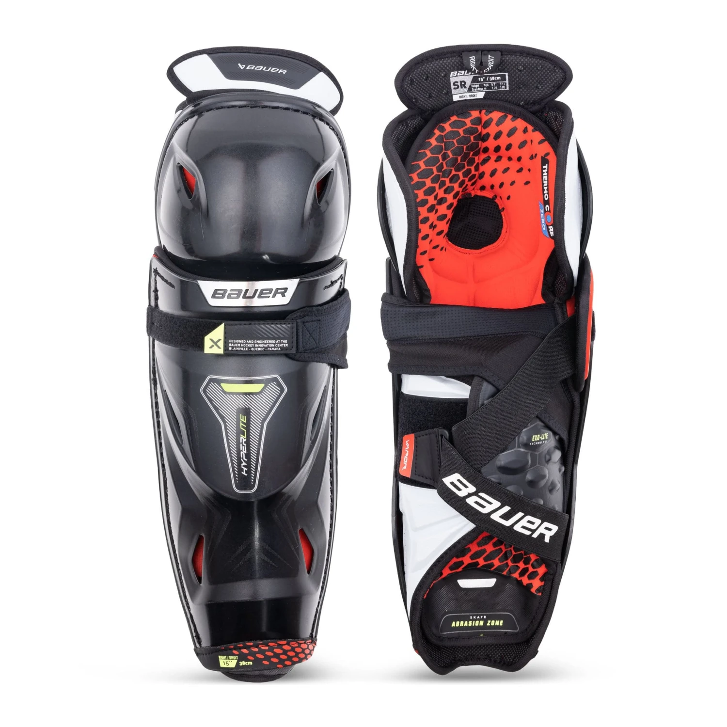 Bauer Vapor Hyperlite Senior Hockey Shin Guards 3 Bauer Vapor Hyperlite Senior Hockey Shin Guards