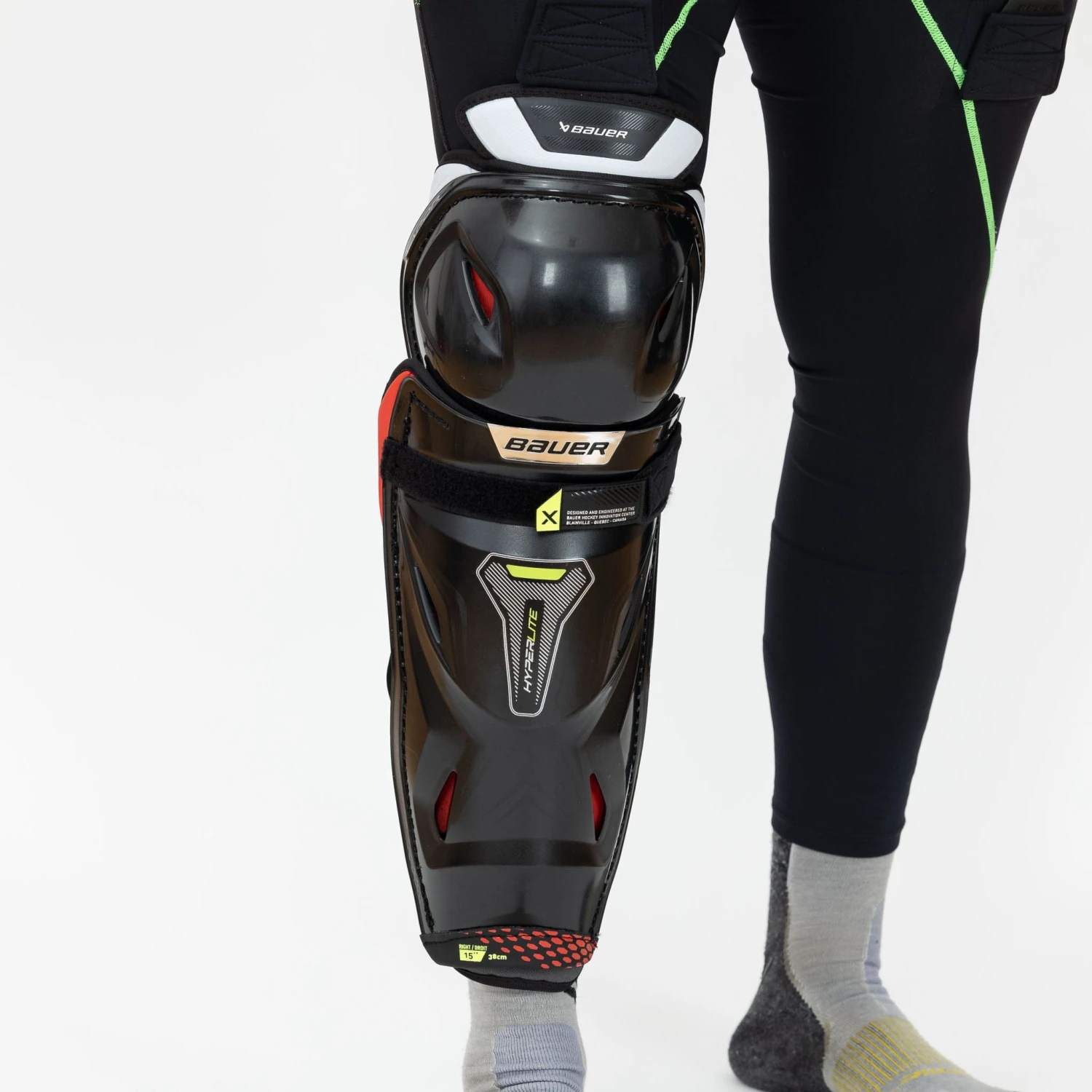 Bauer Vapor Hyperlite Senior Hockey Shin Guards 8 Bauer Vapor Hyperlite Senior Hockey Shin Guards - Image 6