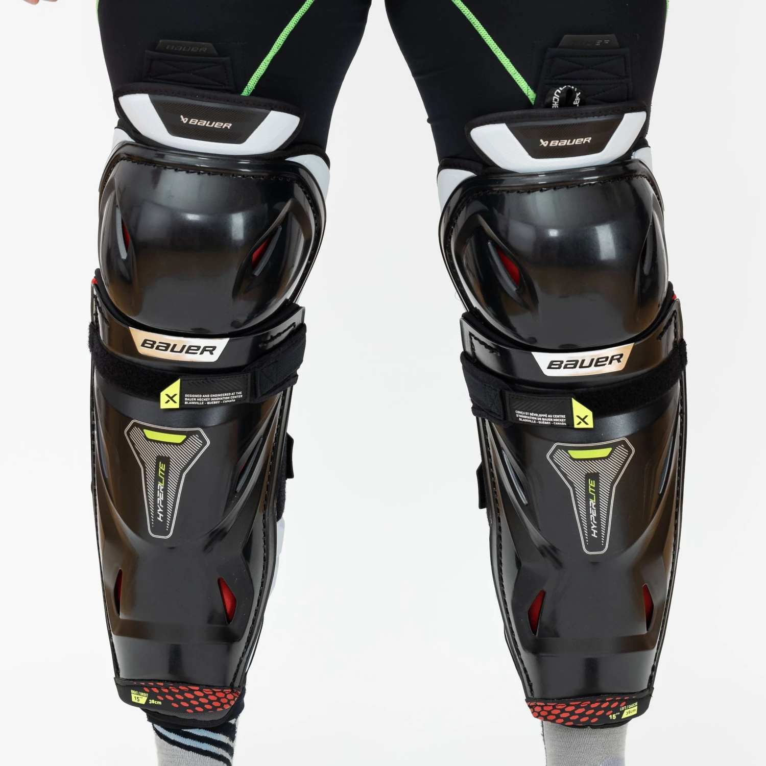 Bauer Vapor Hyperlite Senior Hockey Shin Guards 4 Bauer Vapor Hyperlite Senior Hockey Shin Guards - Image 2