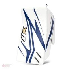 Brian's OPTiK X2 Intermediate Goalie Blocker -Hockey Sales Shop brian s blockers brian s optik x2 intermediate goalie blocker white blue full right 28741221187650