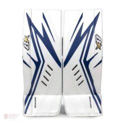 Brian's OPTiK X2 Junior Goalie Leg Pads 41 Brian's OPTiK X2 Junior Goalie Leg Pads -Hockey Sales Shop brian s leg pads brian s optik x2 junior goalie leg pads white blue 27 1 28744291221570