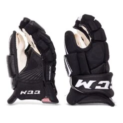 CCM Jetspeed FT4 Pro Senior Hockey Gloves -Hockey Sales Shop ccm gloves ccm jetspeed ft4 pro senior hockey gloves black white 13 28743849705538