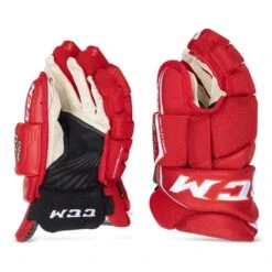 CCM Jetspeed FT4 Pro Senior Hockey Gloves -Hockey Sales Shop ccm gloves ccm jetspeed ft4 pro senior hockey gloves red white 13 28743849803842