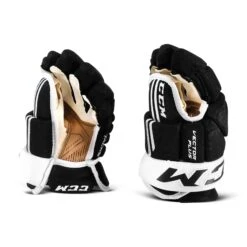 CCM Tacks Vector Plus Junior Hockey Gloves -Hockey Sales Shop ccm gloves ccm tacks vector plus junior hockey gloves black white 10 30214049628226
