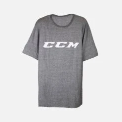 CCM Logo ID Mens Shortsleeve Shirt -Hockey Sales Shop ccm shirts ccm logo id mens shortsleeve shirt grey white m 28631527981122