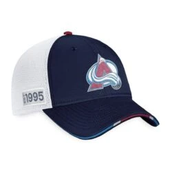 Colorado Avalanche Fanatics Authentic Pro Draft Structured Trucker Hat -Hockey Sales Shop fanatics hats colorado avalanche fanatics authentic pro draft structured trucker hat osfa 29396045856834