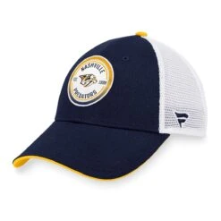 Nashville Predators Fanatics Iconic Gradient Structured Trucker Hat