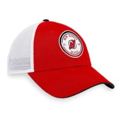 New Jersey Devils Fanatics Iconic Gradient Structured Trucker Hat -Hockey Sales Shop fanatics hats new jersey devils fanatics iconic gradient structured trucker hat osfa 30358560604226