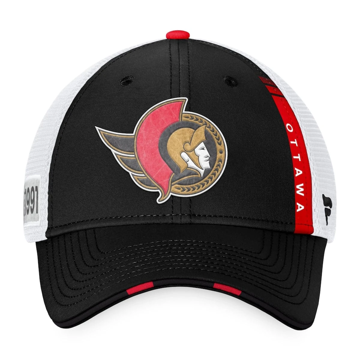 Ottawa Senators Fanatics Authentic Pro Draft Structured Trucker Hat 4 Ottawa Senators Fanatics Authentic Pro Draft Structured Trucker Hat - Image 2