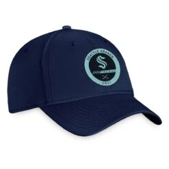 Seattle Kraken Fanatics Authentic Pro Training Camp Flexfit Hat -Hockey Sales Shop fanatics hats seattle kraken fanatics authentic pro training camp flexfit hat 29365528854594