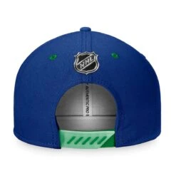 Vancouver Canucks Fanatics Authentic Pro Draft Snapback Hat -Hockey Sales Shop fanatics hats vancouver canucks fanatics authentic pro draft snapback hat osfa 29364877819970