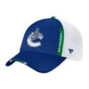 Vancouver Canucks Fanatics Authentic Pro Draft Structured Trucker Hat -Hockey Sales Shop fanatics hats vancouver canucks fanatics authentic pro draft structured trucker hat osfa 29395797409858