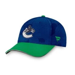 Vancouver Canucks Fanatics NHL AP Locker Room Flexfit Hat