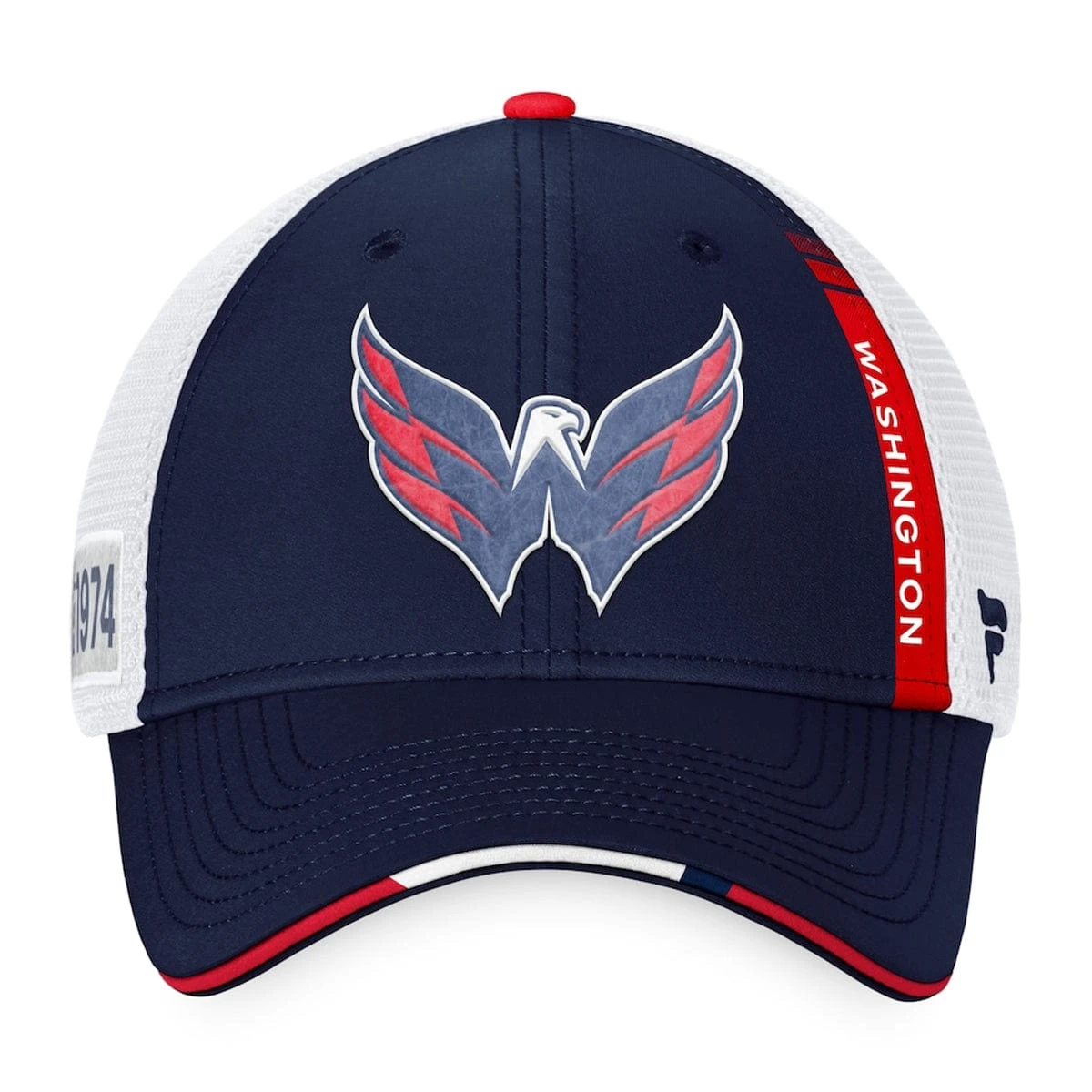 Washington Capitals Fanatics Authentic Pro Draft Structured Trucker Hat 4 Washington Capitals Fanatics Authentic Pro Draft Structured Trucker Hat - Image 2