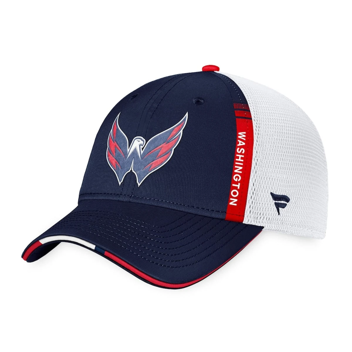 Washington Capitals Fanatics Authentic Pro Draft Structured Trucker Hat 3 Washington Capitals Fanatics Authentic Pro Draft Structured Trucker Hat
