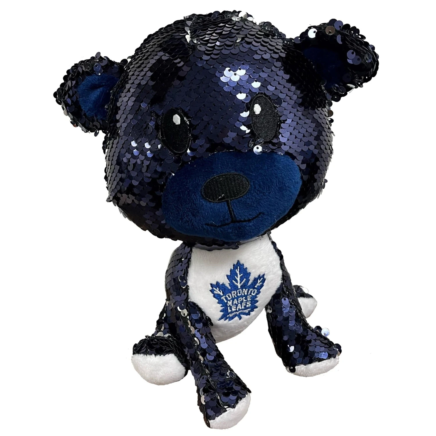 Forever Collectibles NHL Sequin Bear - Toronto Maple Leafs 4 Forever Collectibles NHL Sequin Bear - Toronto Maple Leafs - Image 2