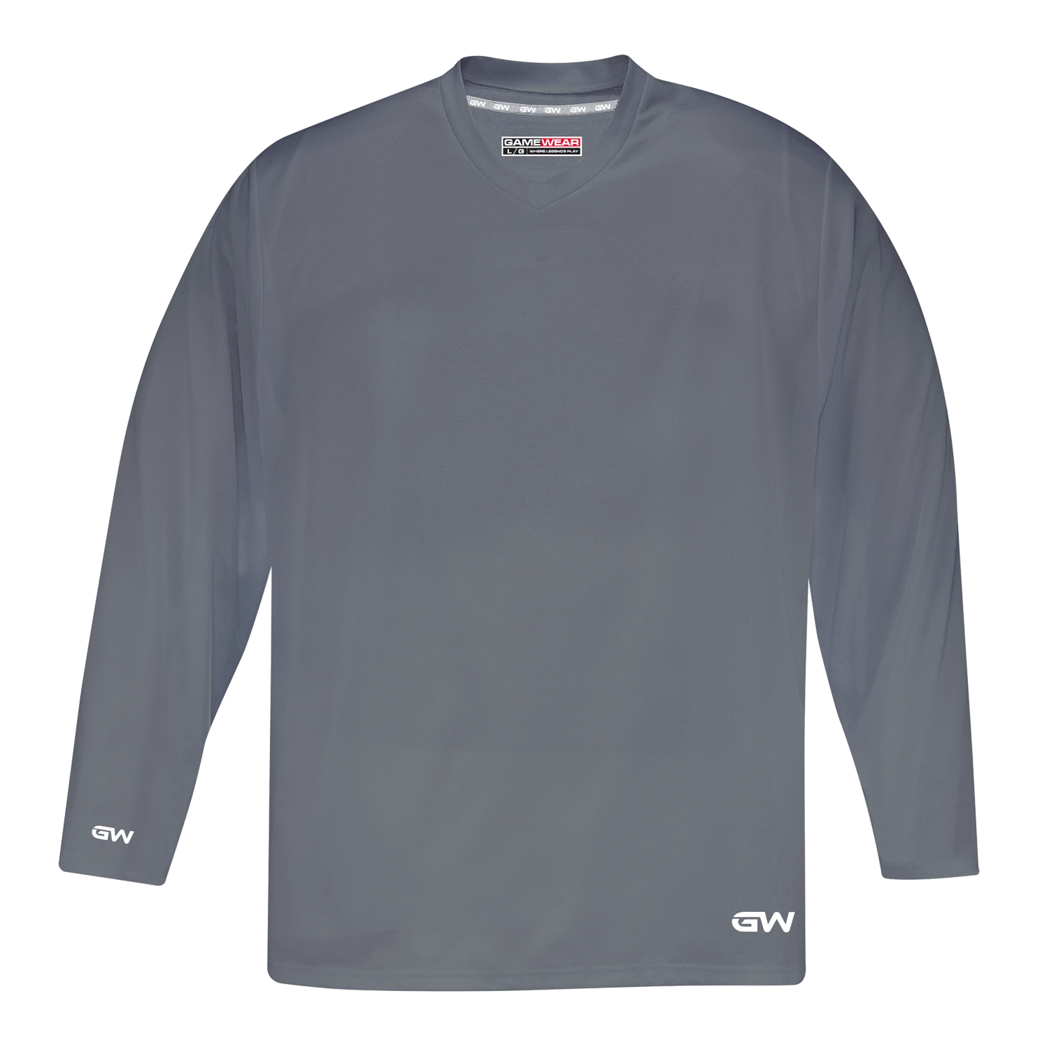 GameWear GW5500 ProLite Series Junior Hockey Practice Jersey - Grey 3 GameWear GW5500 ProLite Series Junior Hockey Practice Jersey - Grey