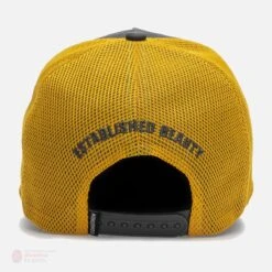 Gongshow Hockey Livin' The Lifestyle Snapback Hat -Hockey Sales Shop gongshow hats gongshow hockey livin the lifestyle snapback hat grey yellow osfa 14818603499586