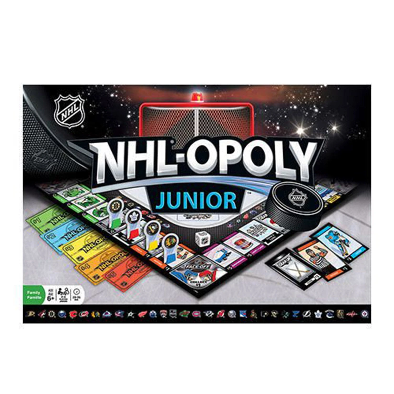 NHL Junior Opoly Board Game 3 NHL Junior Opoly Board Game