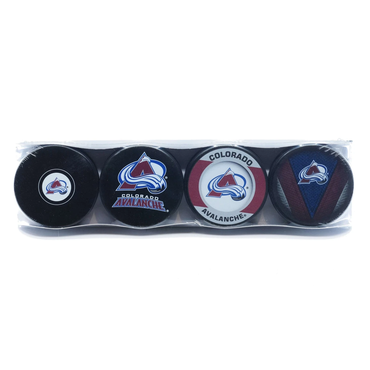 Colorado Avalanche Inglasco NHL Logo Hockey Puck (4 Pack) 3 Colorado Avalanche Inglasco NHL Logo Hockey Puck (4 Pack)