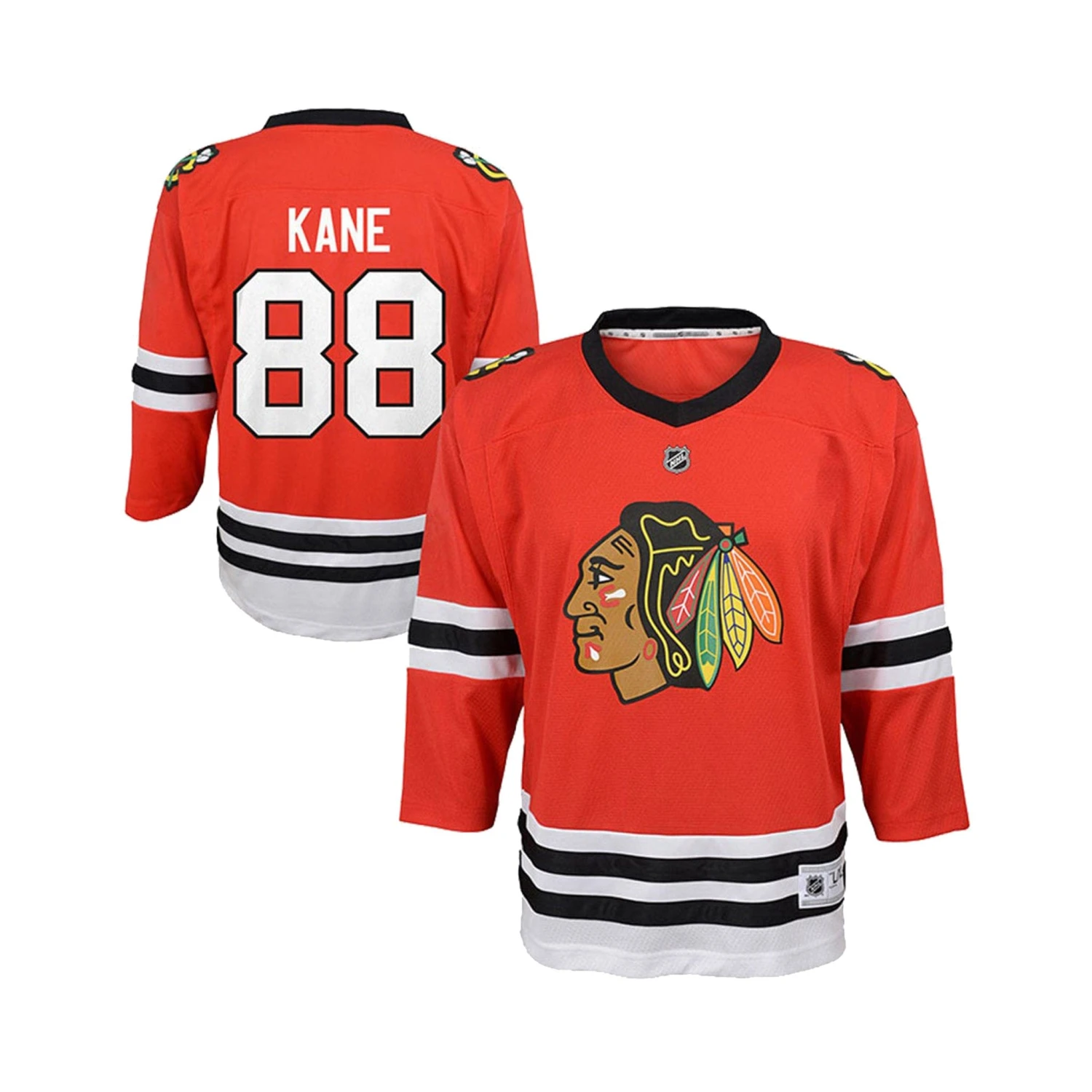 Chicago Blackhawks Home Outer Stuff Replica Junior Jersey - Patrick Kane 3 Chicago Blackhawks Home Outer Stuff Replica Junior Jersey - Patrick Kane