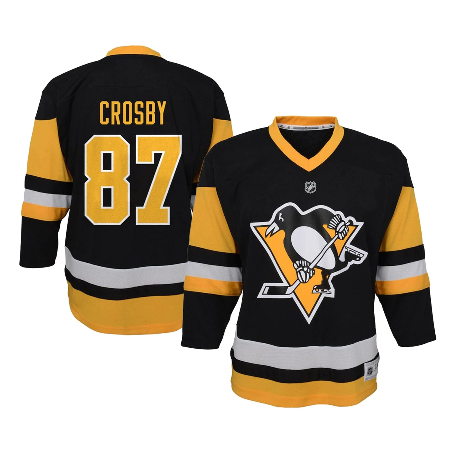 Pittsburgh Penguins Home Outer Stuff Replica Junior Jersey - Sidney Crosby 3 Pittsburgh Penguins Home Outer Stuff Replica Junior Jersey - Sidney Crosby